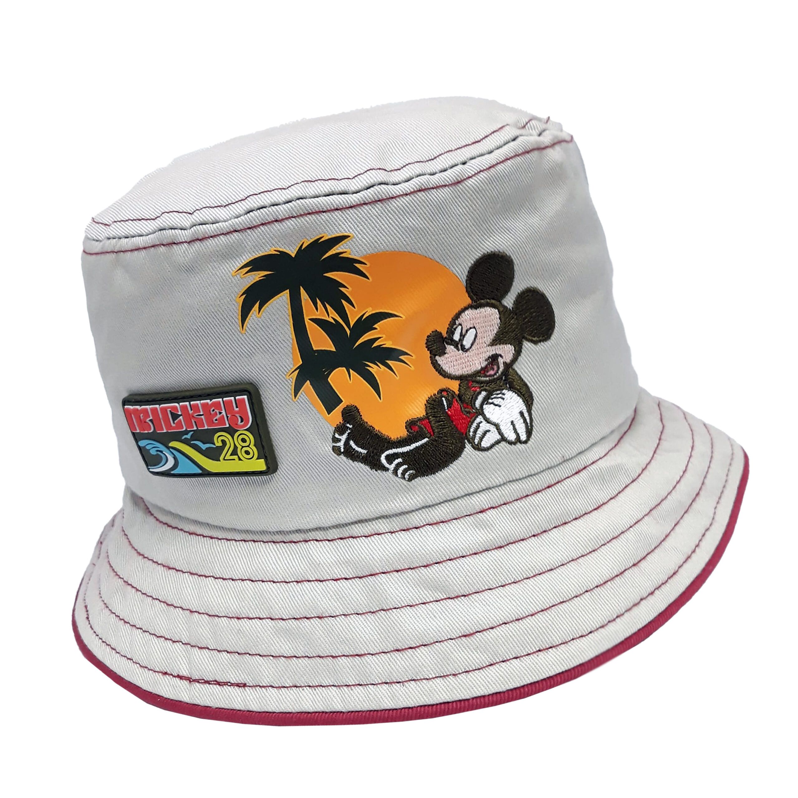 Gorro de Sol Mickey Mouse para Niños | Sombrero Playero Protección Total 3 Sombrero de Playa Mickey Mouse GRIS
