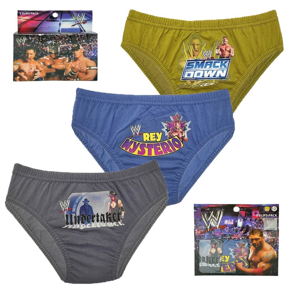 Calzoncillos Slips WWE infantiles