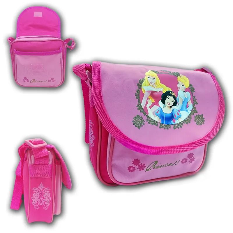 Bolso Bandolera Princesas Disney para Niñas | Rosa, de Tela