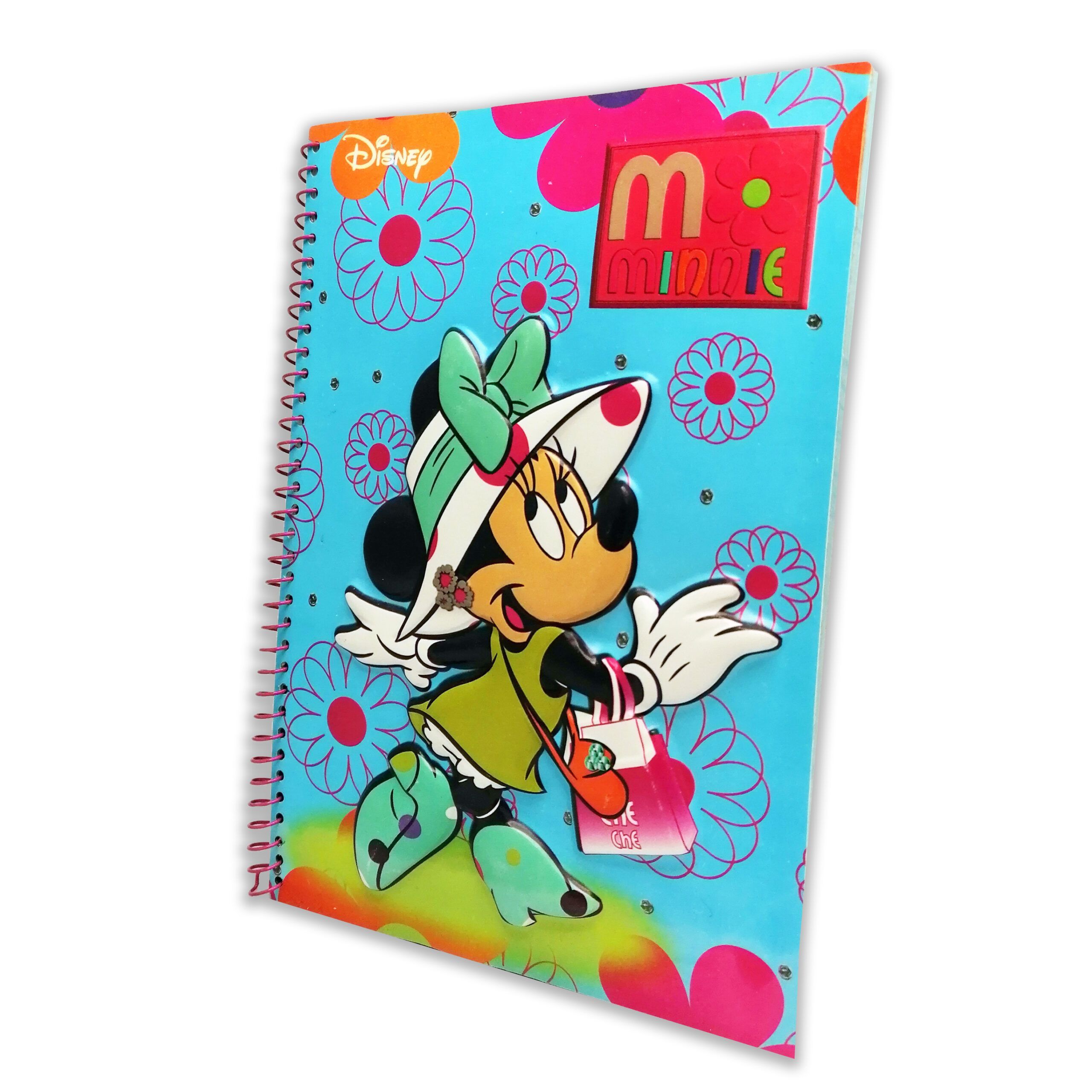 cuaderno relieve 3d Minnie A5
