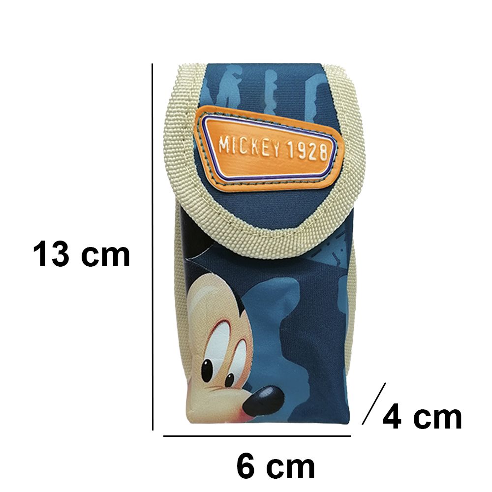 Funda Multiusos Mickey Mouse 1928 2 Funda Porta Objetos Mickey 1928 de Perona | 13x6cm, Sujeción para Cinturón
