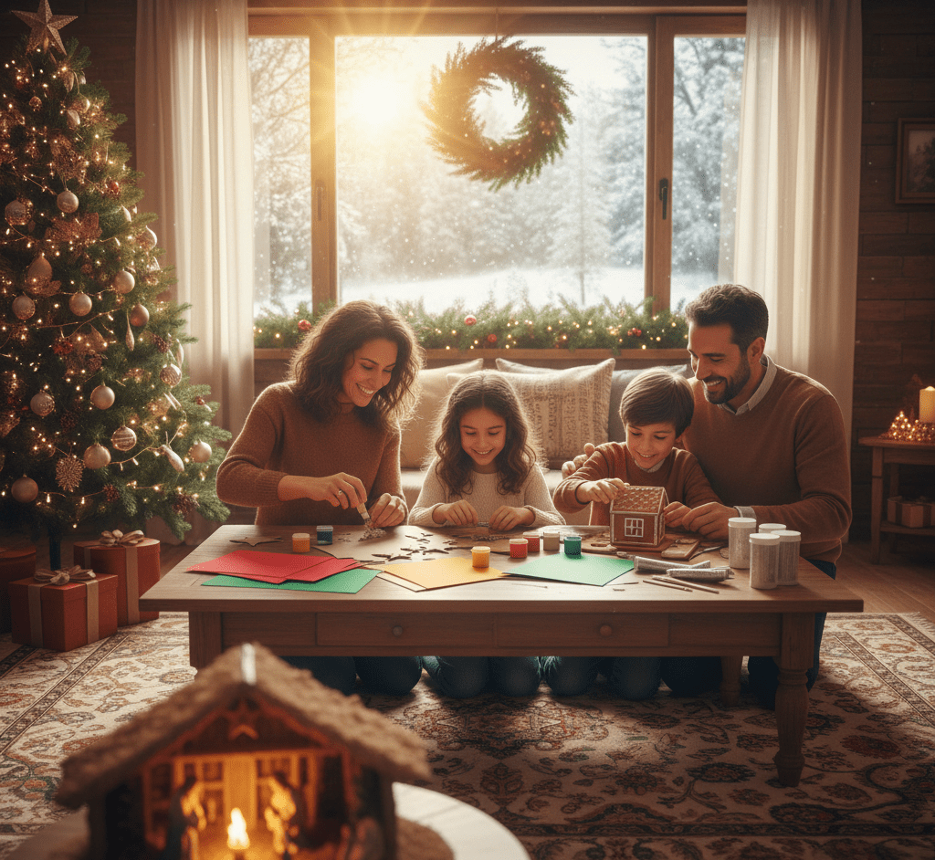 ¡Calor de Hogar y Creatividad! 5 Manualidades y Juegos de Invierno para entretener a tus hijos en días de frío