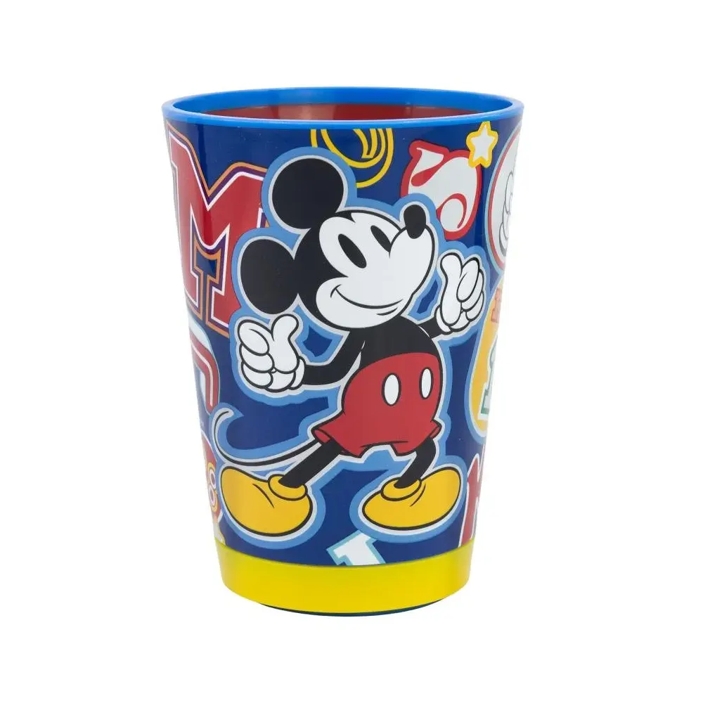 Vaso Antivuelco Mickey Mouse Disney 470 ml | Vaso Infantil (Sin BPA)