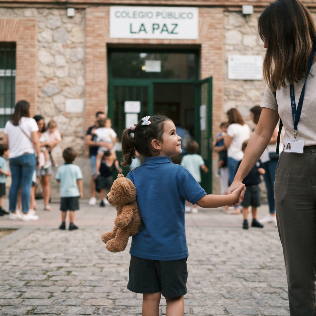 Cómo conseguir que tu hijo/a no entre al cole llorando 2 entrada a cole tranquila