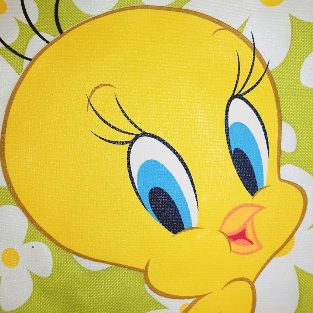 Saco Escolar Piolín Tweety Looney Tunes | Portameriendas y Neceser 3 Saco Escolar Piolín Tweety Looney Tunes | Portameriendas y Neceser Algodón